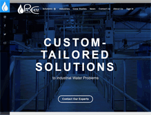 Tablet Screenshot of prochemwater.com
